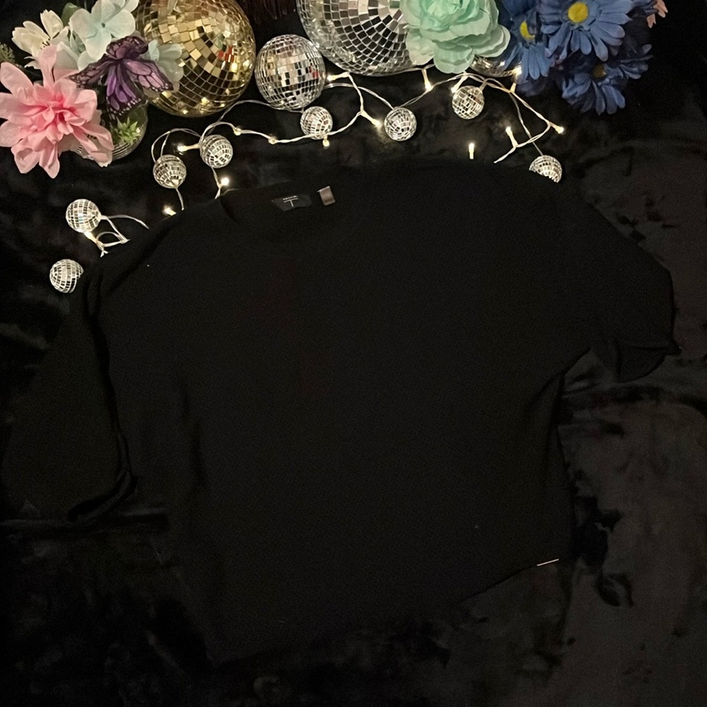Scoop Neck Net Sweater
